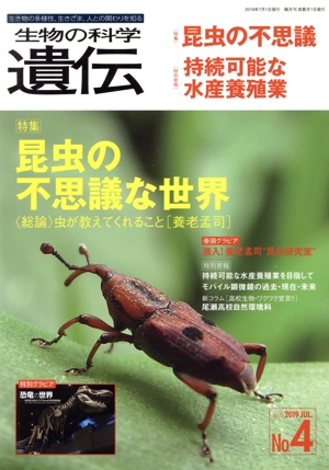 生物の科学 遺伝(73-4 2019-7) 特集 昆虫の不思議な世界〈総論〉虫が教えてくれること[養老孟司]