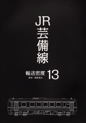 JR芸備線・輸送密度(13)東城-備後落合