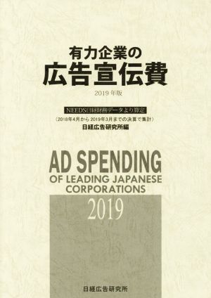 有力企業の広告宣伝費(2019年版) NEEDS日経財務データより算定