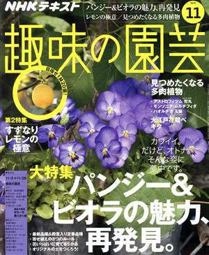 NHKテキスト 趣味の園芸(11 2019) 月刊誌