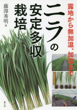 ニラの安定多収栽培 露地から無加温、加温まで