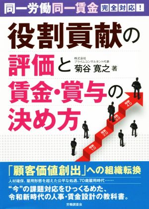 役割貢献の評価と賃金・賞与の決め方 同一労働同一賃金完全対応！