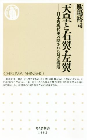 天皇と右翼・左翼 日本近現代史の隠された対立構造 ちくま新書1482