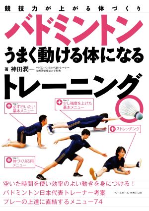 バドミントン うまく動ける体になるトレーニング 競技力が上がる体づくり