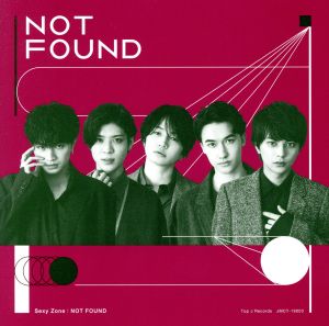 NOT FOUND(初回限定盤A)(DVD付)