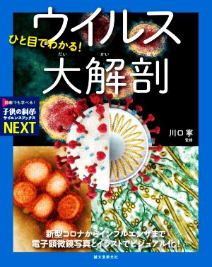 ひと目でわかる！ウイルス大解剖 新型コロナからインフルエンザまで 電子顕微鏡写真とイラストでビジュアル化！ 子供の科学・サイエンスブックスNEXT