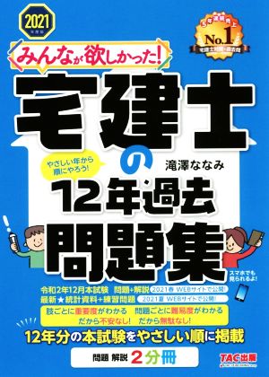 みんなが欲しかった！宅建士の12年過去問題集(2021年度版)