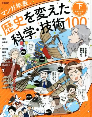 マンガ年表 歴史を変えた科学・技術100(下) 発明・社会・生活