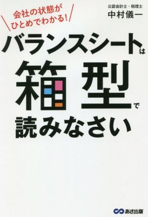 バランスシートは箱型で読みなさい 会社の状態がひとめでわかる！