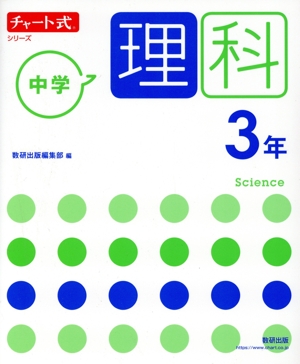 チャート式シリーズ 中学理科3年 新指導要領準拠版