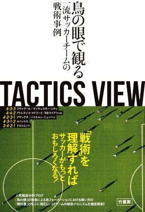 TACTICS VIEW 鳥の眼で観る一流サッカーチームの戦術事例