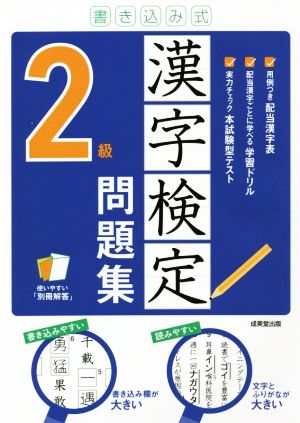 書き込み式 漢字検定2級問題集