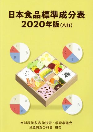 日本食品標準成分表 八訂(2020年版) 文部科学省科学技術・学術審議会資源調査分科会報告