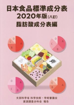 日本食品標準成分表 脂肪酸成分表編 八訂(2020年版)文部科学省科学技術・学術審議会資源調査分科会報告