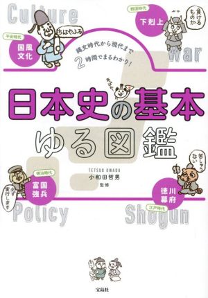 日本史の基本 ゆる図鑑 縄文時代から現代まで2時間でまるわかり！