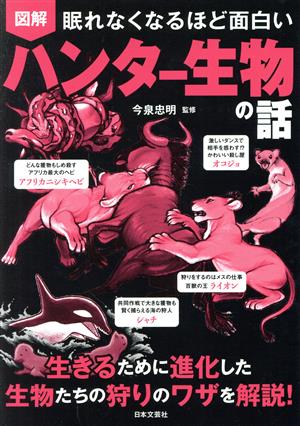 図解 眠れなくなるほど面白い ハンター生物の話 生きるために進化した生物たちの狩りワザを解説！