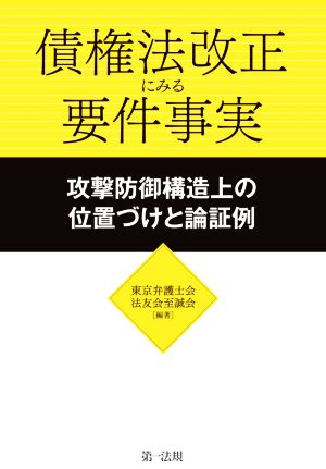 債権法改正にみる要件事実 攻撃防御構造上の位置づけと論証例