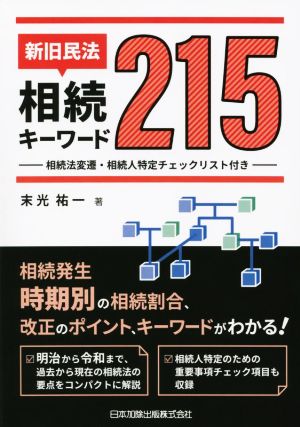 新旧民法 相続キーワード215 相続法変遷・相続人特定チェックリスト付き