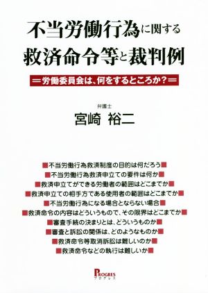 不当労働行為に関する救済命令等と裁判例 労働委員会は、何をするところか？