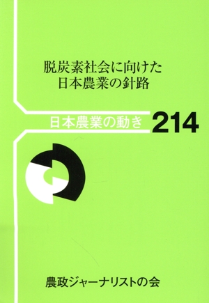 脱炭素社会に向けた日本農業の針路 日本農業の動き214