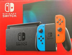 Nintendo Switch Joy-Con(L)ネオンブルー/(R)ネオンレッド(HADSKABAH)(バッテリー拡張モデル)