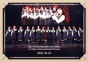 22/7 LIVE at 東京国際フォーラム ～ANNIVERSARY LIVE 2022～(2022.10.22)(通常版)(Blu-ray Disc)