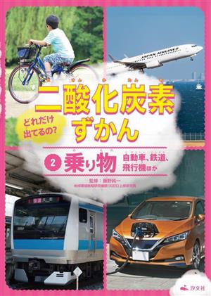 乗り物 自動車、鉄道、飛行機ほか どれだけ出てるの？二酸化炭素ずかん2