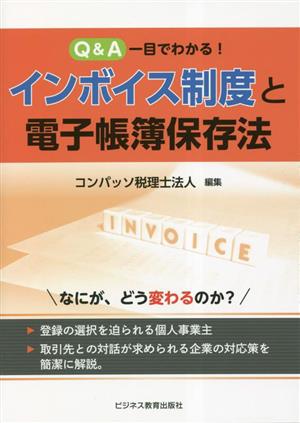 Q&A 一目でわかる！インボイス制度と電子帳簿保存法