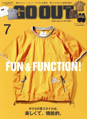 GO OUT(7 2023 July vol.165) 月刊誌