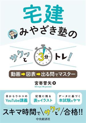 宅建みやざき塾の サクッと3分トレ！ 動画⇒図表⇒出る問でマスター