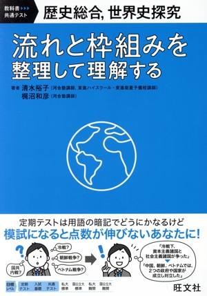 歴史総合、世界史探究 流れと枠組みを整理して理解する 教科書共通テキスト