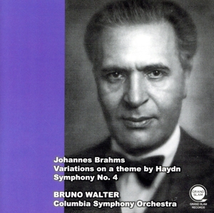ブラームス:ハイドンの主題による変奏曲、交響曲第4番