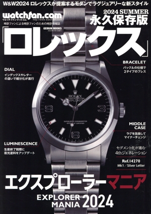 Watchfan.com 永久保存版ロレックス(2024 SUMMER) GEIBUN MOOKS