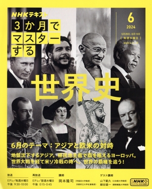 3か月でマスターする 世界史(2024 6) NHKシリーズ NHKテキスト