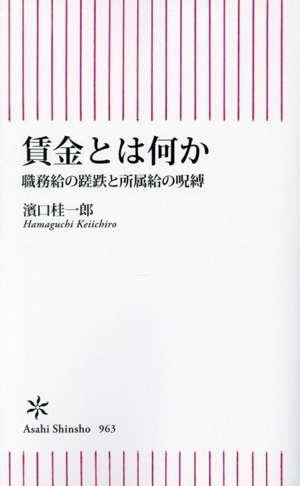 賃金とは何か 職務給の蹉跌と所属給の呪縛 朝日新書963