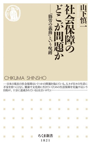 社会保障のどこが問題か 「勤労の義務」という呪縛 ちくま新書1821