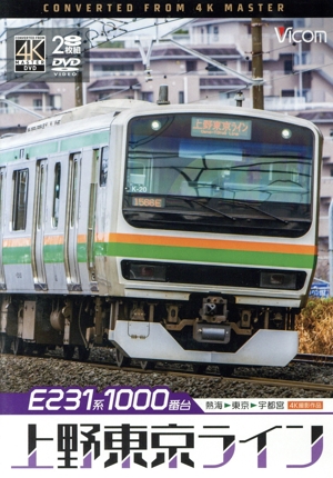 E231系1000番台 上野東京ライン 4K撮影作品 熱海～東京～宇都宮
