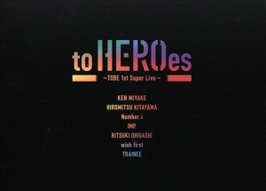 toHEROes -TOBE 1st SuperLive Blu-Ray2枚組 - メルカリ