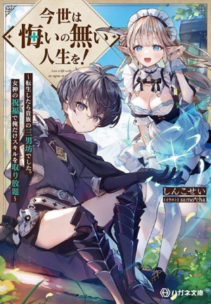 今世は悔いの無い人生を！ 転生したら貴族の三男坊でした。女神の祝福で俺だけスキルを取り放題 ハガネ文庫