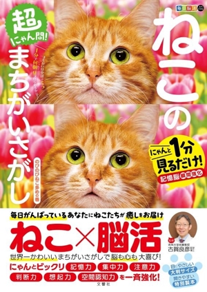 毎日脳活スペシャル 超にゃん問！ねこのまちがいさがし のびのびねこ多めの巻 にゃんと1分見るだけ！記憶脳瞬間強化