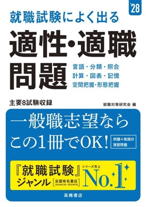 就職試験によく出る適性・適職問題('28)