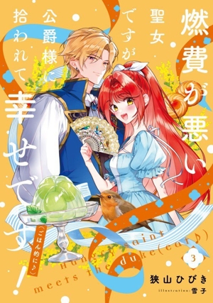 燃費が悪い聖女ですが、公爵様に拾われて幸せです！(ごはん的に♪)(3) SQEXノベル